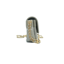 Load image into Gallery viewer, Chanel CC Flap Dual Lambskin Quilted Small Trendy Shoulder Bag Light Grey