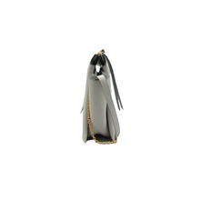 Load image into Gallery viewer, Celine Tri-Fold Smooth Calfskin Shoulder Bag Light Grey