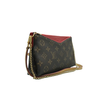 Load image into Gallery viewer, Louis Vuitton Pallas Mongoram Canvas Shoulder Bag Brown