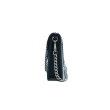 Load image into Gallery viewer, Prada Envelope Flap Saffiano Cuir Calfskin Monochrome Patches Chain Shoulder Bag Blue