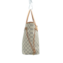 Load image into Gallery viewer, Louis Vuitton Neverfull MM Damier Azur Tote Shoulder Bag Rose Bellarine