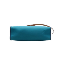 Load image into Gallery viewer, Hermes Herbag Zip 31 PM Toile H Berline Vache Hunter Shoulder Bag Blue