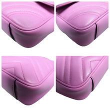 Load image into Gallery viewer, Gucci GG Marmont Leather Shoulder Bag Purple