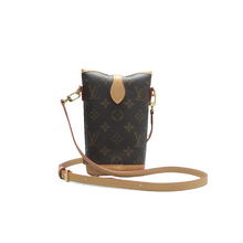Load image into Gallery viewer, Louis Vuitton Fold Me Pouch Monogram Shoulder Bag Brown