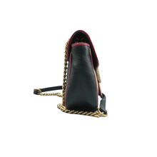 Load image into Gallery viewer, Gucci GG Marmont Tourchon Mini Matelasse Leather Shoulder Crossbody Bag Black/Beige