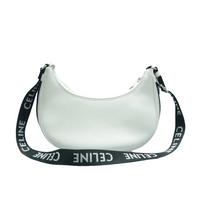 Load image into Gallery viewer, Celine Ava Leather Shoulder Bag White