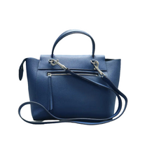 Load image into Gallery viewer, Celine Mini Belt Grained Calfskin Leather Shoulder Bag Blue