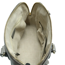 Load image into Gallery viewer, Gucci Dome GG Leather Satchel Bag Grey