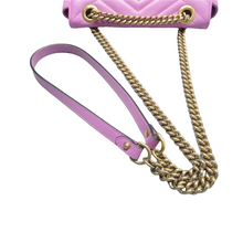 Load image into Gallery viewer, Gucci GG Marmont Leather Shoulder Bag Purple
