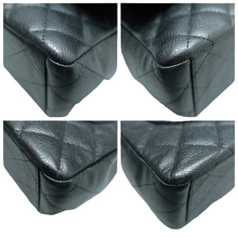 Load image into Gallery viewer, Chanel Single Flap Caviar Quilted Maxi Shoulder Bag Black