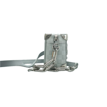 Load image into Gallery viewer, Louis Vuitton Soft Trunk Mini Damier Glitter Shoulder Bag Silver