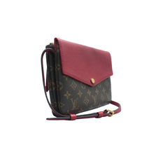 Load image into Gallery viewer, Louis Vuitton Twice Pochette Monogram Shoulder Bag Brown