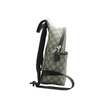 Load image into Gallery viewer, Gucci  GG Supreme Monogram Margaux Calfskin Childrens Day Backpack Beige Ebony
