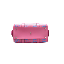 Load image into Gallery viewer, Gucci GG Tennis Calfskin Embossed Mini Duffle Bag Pink
