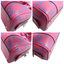 Load image into Gallery viewer, Gucci GG Tennis Calfskin Embossed Mini Duffle Bag Pink
