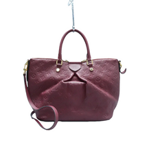 Load image into Gallery viewer, Louis Vuitton Mazarine PM Empreinte Shoulder Bag Raisin