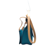 Load image into Gallery viewer, Hermes Herbag Zip 31 PM Toile H Berline Vache Hunter Shoulder Bag Blue