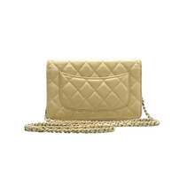 Load image into Gallery viewer, Chanel Wallet On Chain Quilted Caviar Leather Crossbody Bag Gold