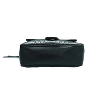 Load image into Gallery viewer, Gucci GG Marmont Leather Satchel Bag Black