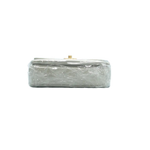 Load image into Gallery viewer, Chanel CC Flap Dual Lambskin Quilted Small Trendy Shoulder Bag Light Grey