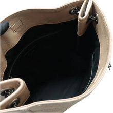 Load image into Gallery viewer, Yves Saint Laurent Niki Shopping Leather Tote Bag Beige