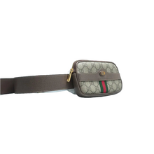 Load image into Gallery viewer, Gucci Ophidia Canvas Crossbody Bag Brown
