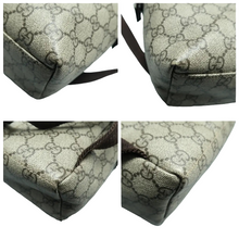 Load image into Gallery viewer, Gucci  GG Supreme Monogram Margaux Calfskin Childrens Day Backpack Beige Ebony