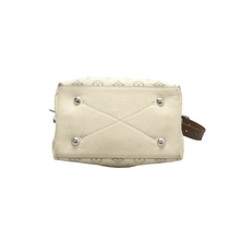 Load image into Gallery viewer, Louis Vuitton Muria Monogram Leather Satchel Bag Beige