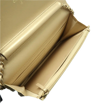 Load image into Gallery viewer, Chanel Wallet On Chain Quilted Caviar Leather Crossbody Bag Gold