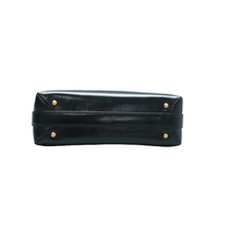Load image into Gallery viewer, Chanel Shiny Lambskin Quilted Small Doctor Bag Black
