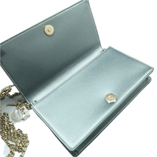 Load image into Gallery viewer, Christian Dior Lady Dior Cannage Lambskin Chain Shoulder Bag Cloud Blue