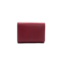 Load image into Gallery viewer, Gucci Compact Folded GG Marmont Leather Wallet Red