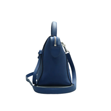Load image into Gallery viewer, Celine Mini Belt Grained Calfskin Leather Shoulder Bag Blue