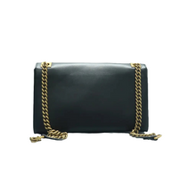 Load image into Gallery viewer, Gucci Calfskin Crystal Embellished Future Shoulder Bag Black