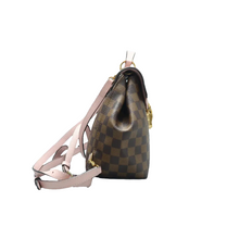 Load image into Gallery viewer, Louis Vuitton Clapton Damier Ebene Canvas Backpack Bag Brown