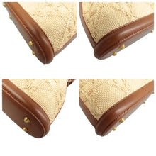 Load image into Gallery viewer, Dior Febric Satchel Bag Beige