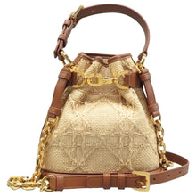 Load image into Gallery viewer, Dior Febric Satchel Bag Beige