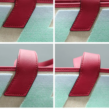 Load image into Gallery viewer, Hermes Cabas H en Biais Fabric Tote Bag Beige