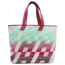 Load image into Gallery viewer, Hermes Cabas H en Biais Fabric Tote Bag Beige