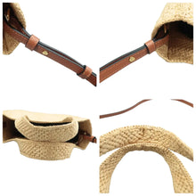 Load image into Gallery viewer, Loewe Font Leather Tote Bag Beige