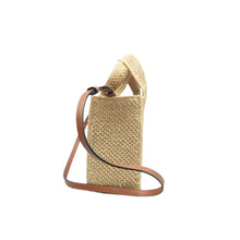 Load image into Gallery viewer, Loewe Font Leather Tote Bag Beige