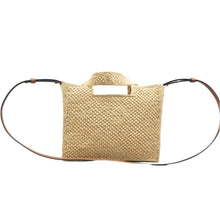 Load image into Gallery viewer, Loewe Font Leather Tote Bag Beige