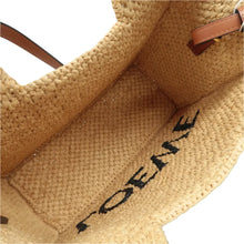 Load image into Gallery viewer, Loewe Font Leather Tote Bag Beige