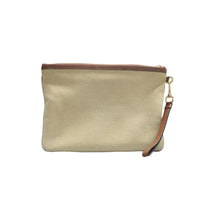 Load image into Gallery viewer, Gucci Web Canvas Pouch Beige