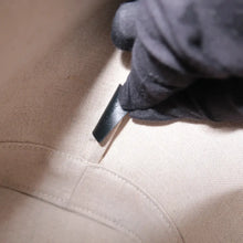 Load image into Gallery viewer, Celine Triomphe Leather Canvas Shoulder Bag Black