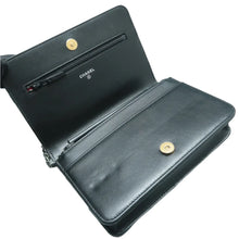 Load image into Gallery viewer, Chanel WOC Aged Calfskin Quilted Gabrielle Shoulder Bag Beige Black