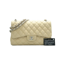 Load image into Gallery viewer, CHANEL CF Jumbo Leather Shoulder Bag Beige