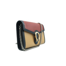 Load image into Gallery viewer, Gucci Tri Color Mini Dionysus Calfskin Shoulder Bag Beige/Red