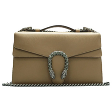 Load image into Gallery viewer, GUCCI Dionysus Leather Satchel Bag Beige