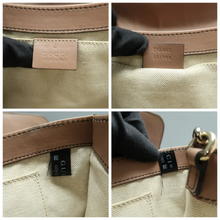 Load image into Gallery viewer, GUCCI Emily Leather Shoulder Bag Beige
